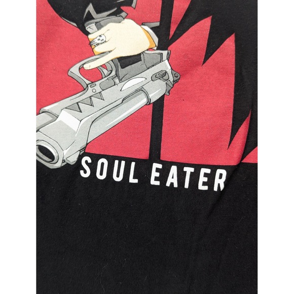 Soul Eater Anime Graphic Print T-Shirt‎ Manga Cosplay Black Mens L - Picture 3 of 12
